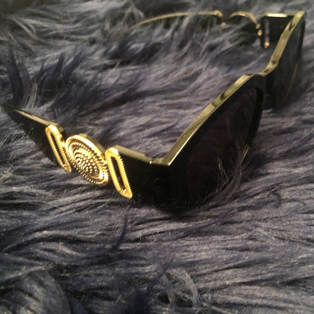 Black and Gold Sunglasses